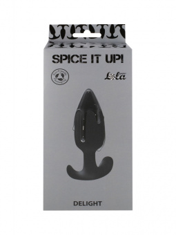 Пробка со смещенным центром тяжести Lola Games Spice It Up Delight Black, 10,5 см, Ø 2,8 см