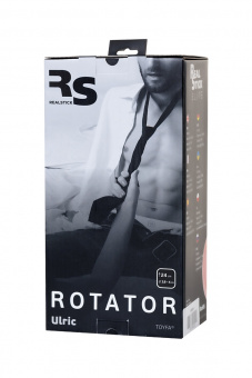 Ротатор Toyfa Realstick Elite Ulric, tpr, телесный, 17 см
