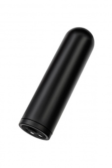 Вибропуля с пультом управления RealStick Caliber, черная