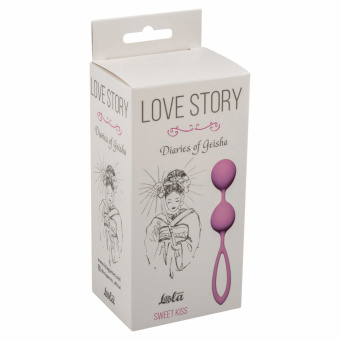 Вагинальные шарики Love Story Diaries of a Geisha Sweet Kiss, Ø 3 см.