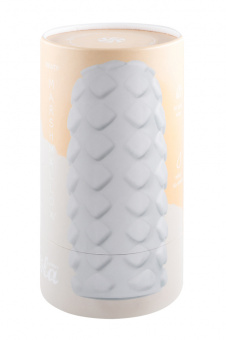 Мастурбатор с двусторонней поверхностью Marshmallow Maxi Fruity White