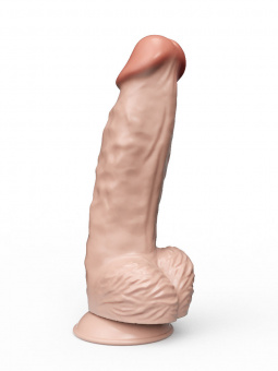 Фаллоимитатор реалистик LoveToy, супергигант с присоской, L 24,5 см, Ø 8,8 см