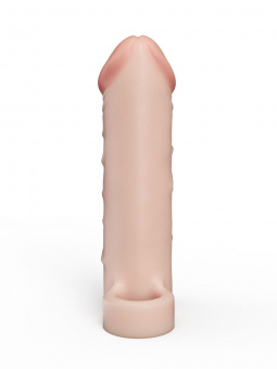 Фаллоудлинитель неоскин с кольцом LoveToy Cock Next (L общая 16,2 см, Ø 4,6 см)