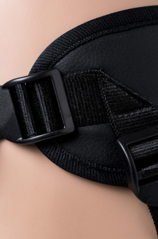 Реалистичный страпон «Lovetoy» с поясом Harness, с 2 насадками, реалистичный, Neoskin, 18 см.