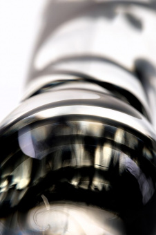 Двусторонний, стеклянный фаллоимитатор Sexus Glass, прозрачный, 20,5 см.