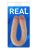 Двусторонний фаллоимитатор Real, 46 см, Ø 4 см