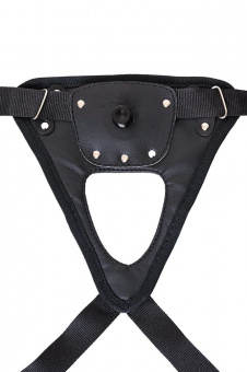 Страпон на креплении Toyfa Realstick Strap-On Jax, Tpr, телесный, 17,9 см.