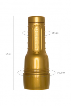 Мастурбатор Fleshlight Gold Stamina, tpr, телесный, вагина, 25 см