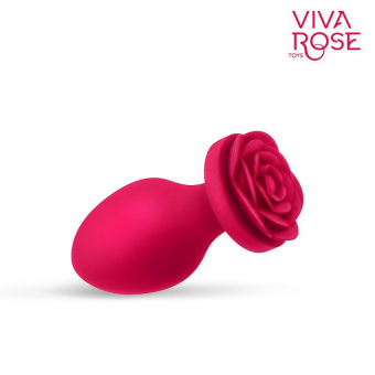 Втулка анальная Viva Rose (размер S), L 7 см, Ø 3 см