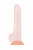 Фаллоимитатор Realstick Silicone Kit H, сайлекспан, телесный, 18 см