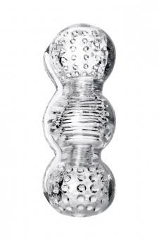 Мастурбатор нереалистичный Lingam By Toyfa Rashmi, Tpe, прозрачный, 15,5 см.