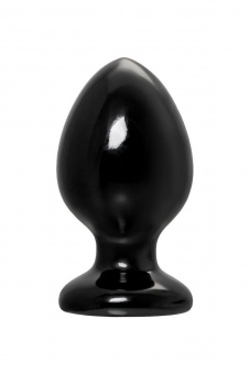 Анальная втулка Toyfa Popo Pleasure Cetus α, pvc, черная, 11,5 см, Ø 6,2 см