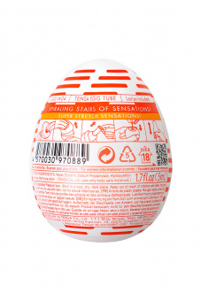 Нереалистичный мастурбатор Tenga Wonder Tube, tpe, белый, 6,1 см