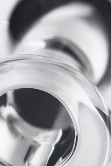 Анальная втулка Sexus Glass, стекло, прозрачная, 14,5 см, Ø 4 см