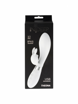 Перезаряжаемый вибратор Indeep Theona White
