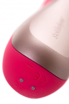 Вибратор Satisfyer Mono Flex, силикон, красный (смарт управление) 20,4 см.