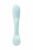Нереалистичный вибратор Satisfyer Triple Oh, силикон, голубой, 24 см (без розничной коробки)