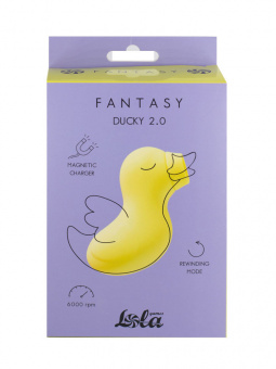 Вакуумный стимулятор Lola Games Fantasy Ducky 2.0 Yellow