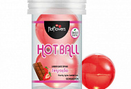 Новинка от Hot Flowers! Интимный гель Aromatic Hot Ball на масляной основе в виде двух шариков