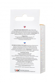 Насадка на палец A-Toys Gexa, tpe, прозрачный, 9 см.