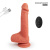Вибромассажёр Erowoman Realistic, L 22,5 см, Ø 4,3 см, 7 режимов возвратно-поступательных движений, нагрев