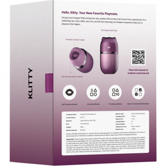 Клиторальный стимулятор Svakom Klitty Dusty Lavender