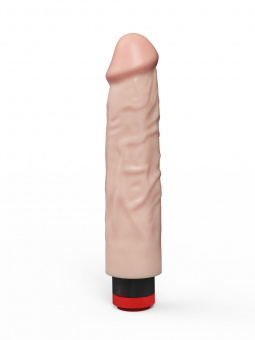 Вибратор реалистик LoveToy Human Form, киберкожа, L 21 см, Ø 4,5 см