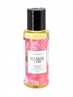 Массажное масло Pleasure Lab Delicate пионы и пачули, 50 мл