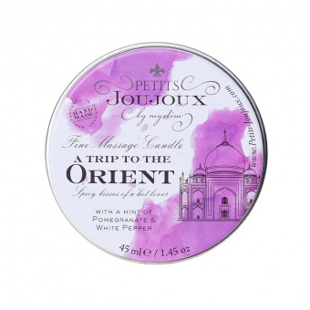 Массажная свеча Petits JouJoux Orient, гранат и перец, 43 мл