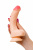 Реалистичный фаллоимитатор RealStick Nude Nash, PVC, телесный, 18 см 