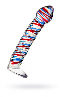 Нереалистичный фаллоимитатор Sexus Glass, стекло, прозрачный, 16,5 см, Ø 3,5 см