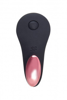 Вибромассажер Satisfyer Little Secret, силикон, чёрный, 8 см.