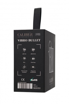 Вибропуля RealStick Caliber, черная