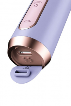 Мини-вибратор с 3D пульсацией Satisfyer Bold Kiss с USB-C зарядкой, силикон, ABS, розовый, 12,5 см (Без розничной коробки)