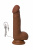 Реалистичный вибратор Toyfa Realstick Elite Mulatto, коричневый, 13 см