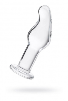 Анальная втулка Sexus Glass, стекло, прозрачная, 14,5 см, Ø 4 см