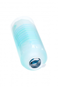 Нереалистичный мастурбатор Tenga Spinner мастурбатор Pixel Cool, tpe, голубой, 14 см