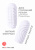 Мастурбатор с двусторонней поверхностью Marshmallow Maxi Sugary White