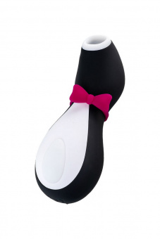 Вакуум-волновой бесконтактный стимулятор клитора Satisfyer Pro Penguin NG, силикон, черный, 11,5 см