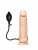 Фаллоимитатор надувной с грушей LoveToy, L 21,5/16 см, Ø 4,5/4 см