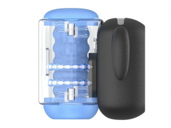 Инновационный робот-мастурбатор Amovibe Black Knight Massaging Beads с массажем бусинами