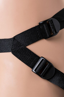 Страпон на креплении с поясом Harness, реалистичный, neoskin, 17,5 см.