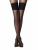 Колготки женские с имитацией ажурных чулок Patricia Fantasy Nero, 4