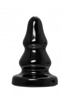 Анальная втулка Toyfa Popo Pleasure Monoceros, pvc, черная, 15 см, Ø 7 см (фистинг)