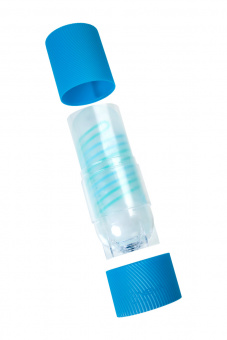 Нереалистичный мастурбатор Tenga Spinner мастурбатор Pixel Cool, tpe, голубой, 14 см