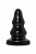 Анальная втулка Toyfa Popo Pleasure Monoceros, pvc, черная, 15 см, Ø 7 см (фистинг)