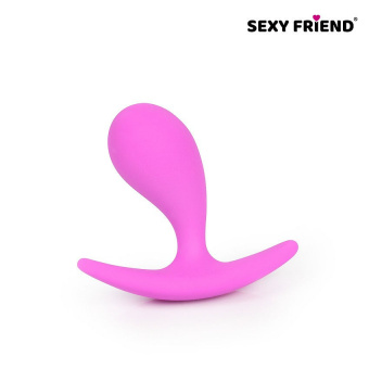 Миниатюрная анальная втулка Sexy Friend, розовая, L 5,5 см, Ø 2,2 см