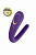 Многофункциональный стимулятор для пар Satisfyer Partner Toy, силикон, фиолетовый, 18,5 см.