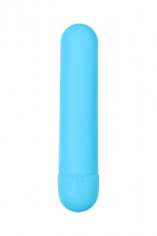 Вибропуля A-Toys Murr, силикон, голубой, 10 см, Ø 2,1 см