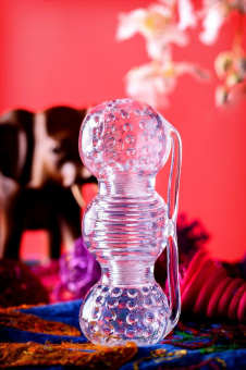 Мастурбатор нереалистичный Lingam By Toyfa Rashmi, Tpe, прозрачный, 15,5 см.